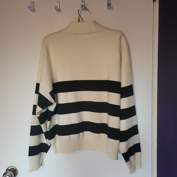 Cyrus Cream Ribbed Sweater - Picture 4 of 4